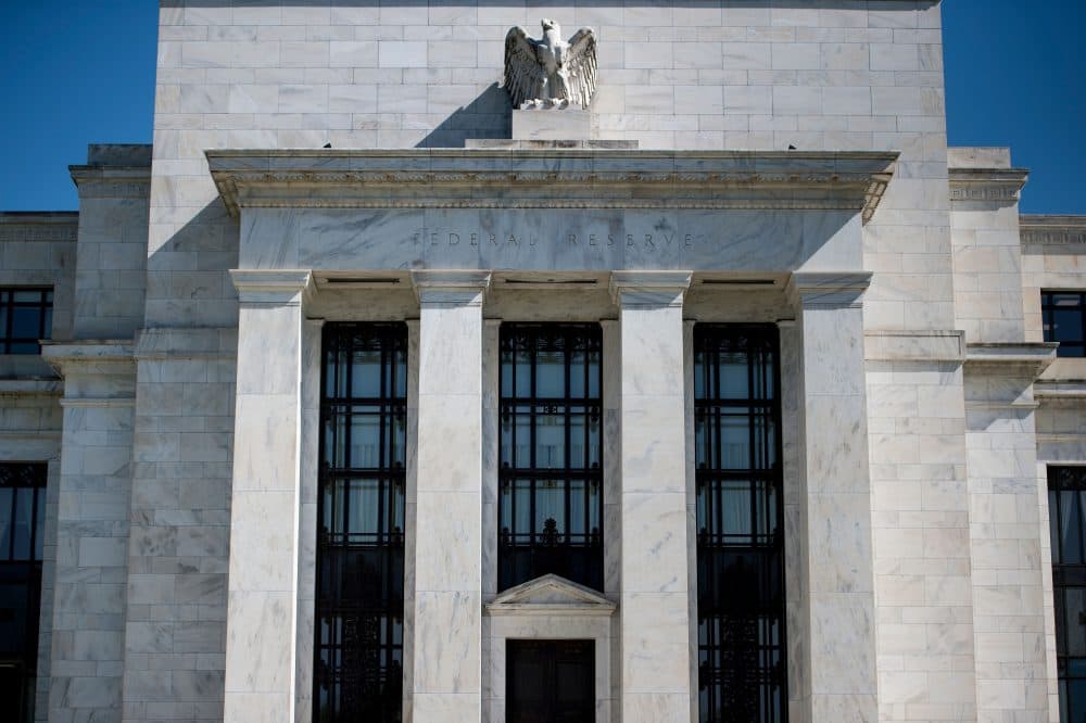 A view of the Federal Reserve is seen on May 2, 2018 in Washington, D.C. (Brendan Smialowski/AFP/Getty Images)