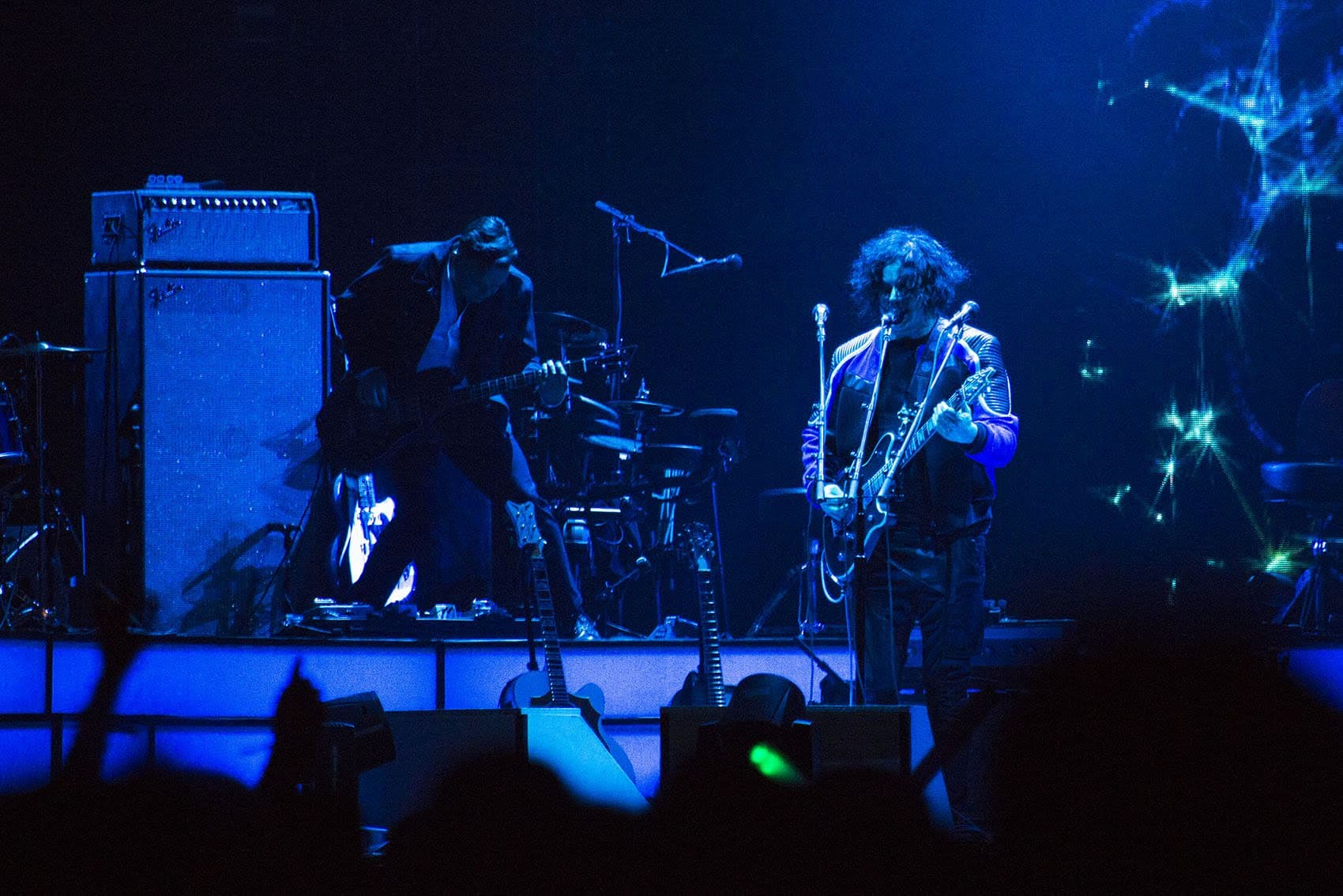 Jack White performing at Boston Calling. (Jesse Costa/WBUR)
