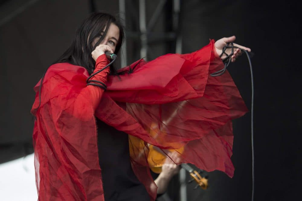 Zola Jesus. (Jesse Costa/WBUR)