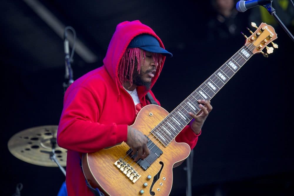 Jazz bassist Stephen Lee Bruner, better known as Thundercat, performs Sunday evening. (Jesse Costa/WBUR)