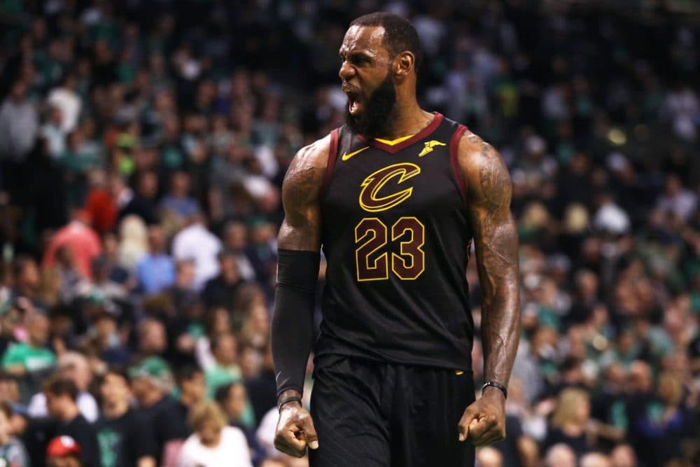 &quot;For Cleveland has LeBron, who’s earned his riches and his fame//By demonstrating how one man can rule this great team game.&quot; (Maddie Meyer/Getty Images)