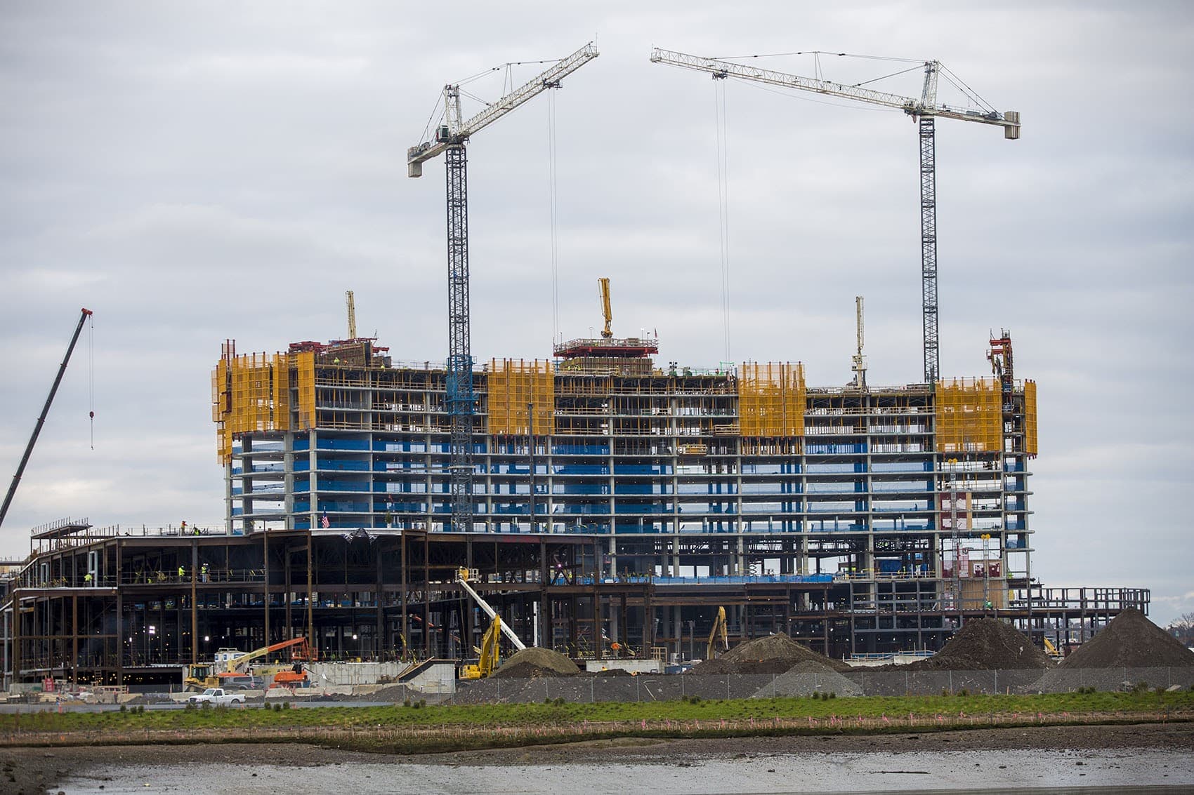 The Wynn casino is seen in November 2017. (Jesse Costa/WBUR)