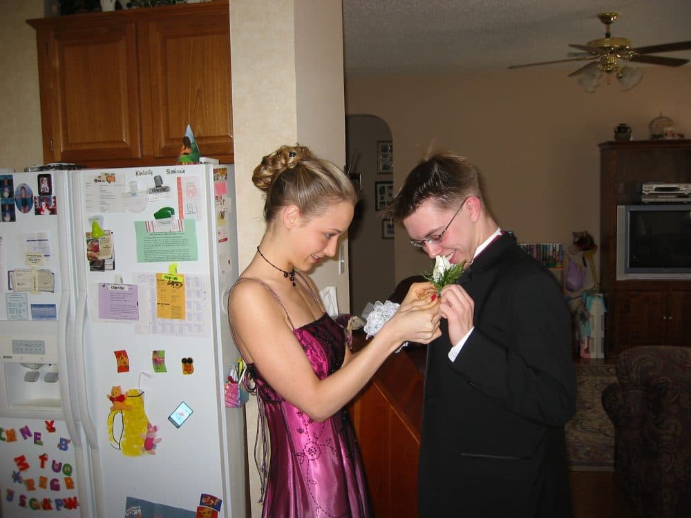 On Point producer Brian (right) getting ready for his senior prom in Texas.