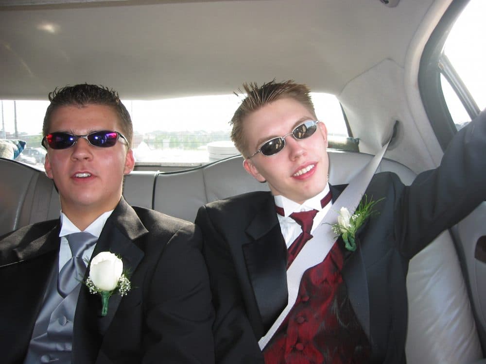 On Point producer Brian (right) on his way to senior prom in Texas.