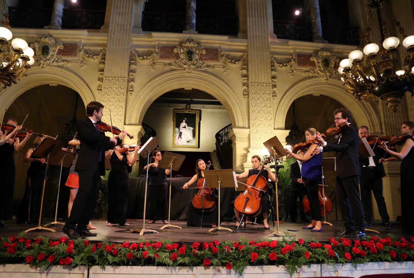 A performance during the Newport Music Festival. (Courtesy Maaike Bernstrom)