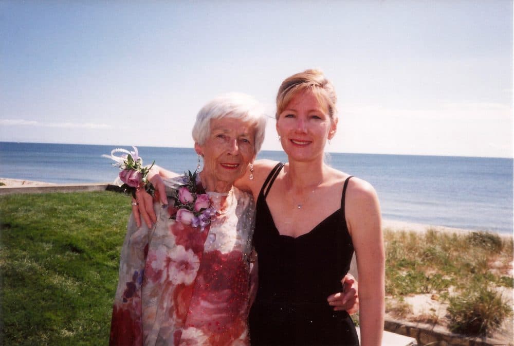 The author, right, with her mother, Mary Reed, in 1998. (Courtesy)