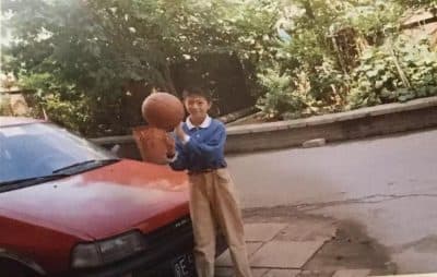 Bian's love for basketball started at a young age. (Courtesy Saiyuan Bian)