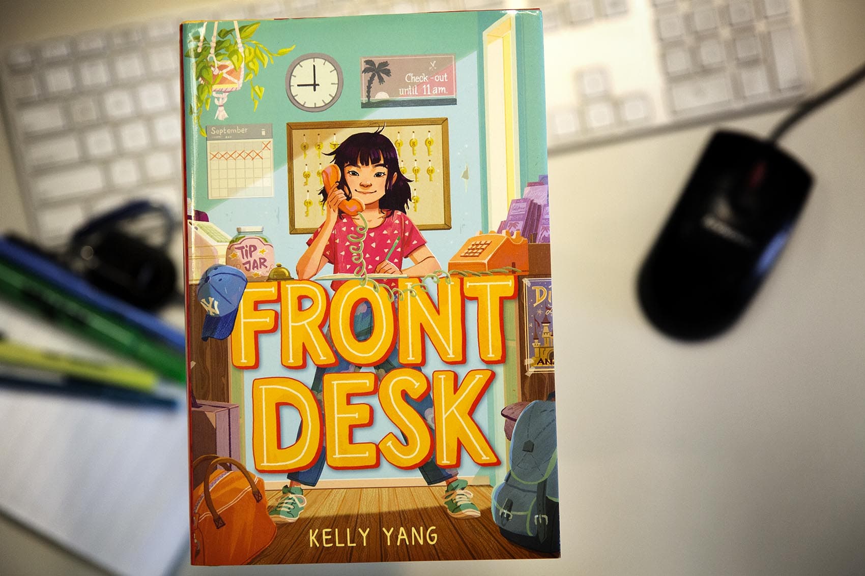 "Front Desk," by Kelly Yang. (Robin Lubbock/WBUR)