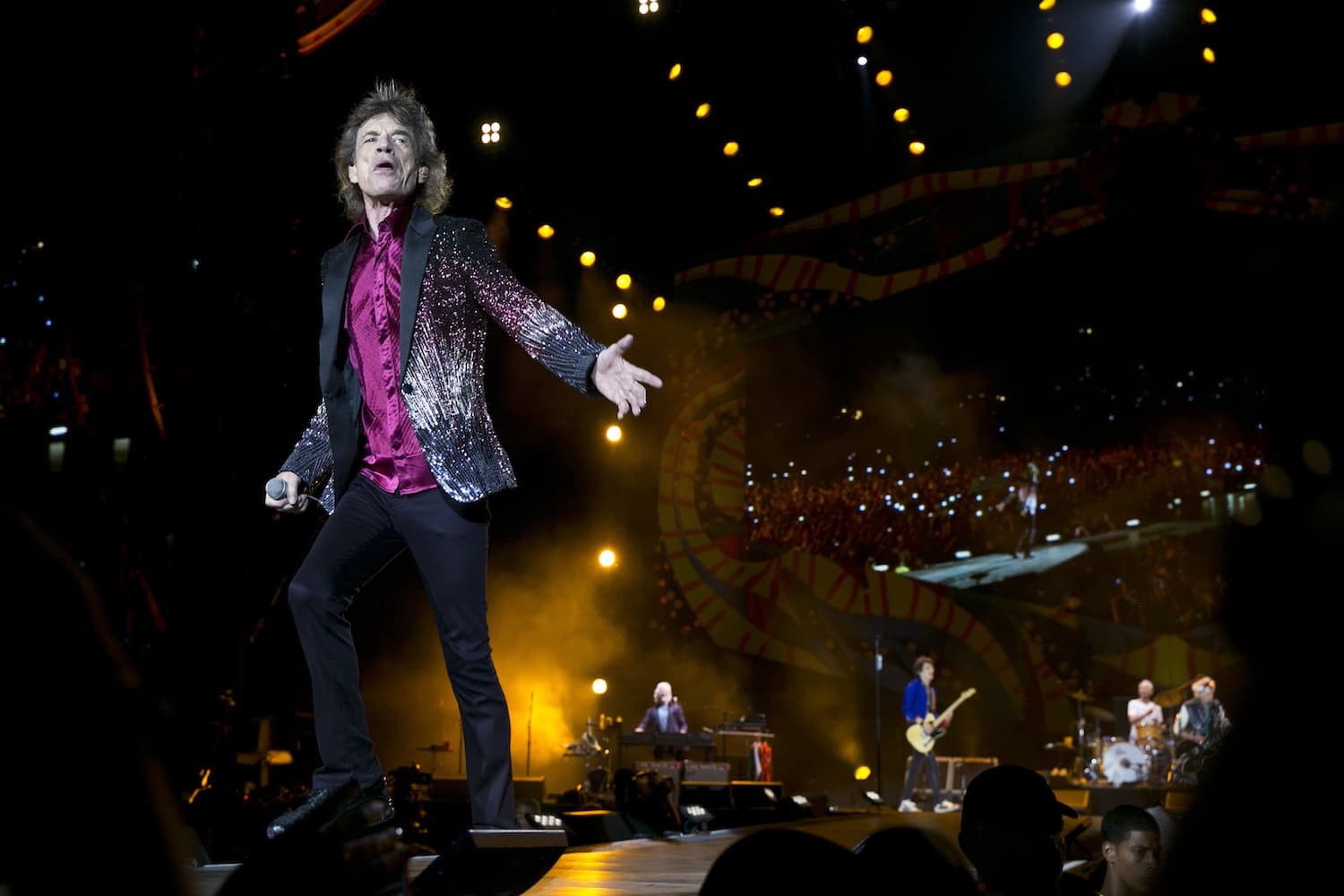 In this March 25, 2016 file photo, Rolling Stones frontman Mick Jagger performs in Havana, Cuba. (Enric Marti, File/AP)
