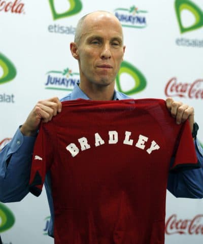 Bob Bradley in 2011 with the Egyptian national team. (Khalil Hamra, file/AP)