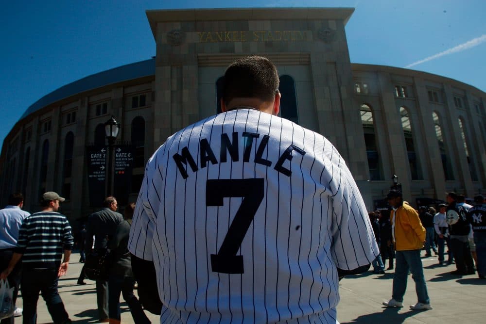 &quot;From that day until the end of his days, he called me 'Mantle,' the Yankees' incredibly swift, strong home-run hitter.&quot; (Mario Tama/Getty Images)