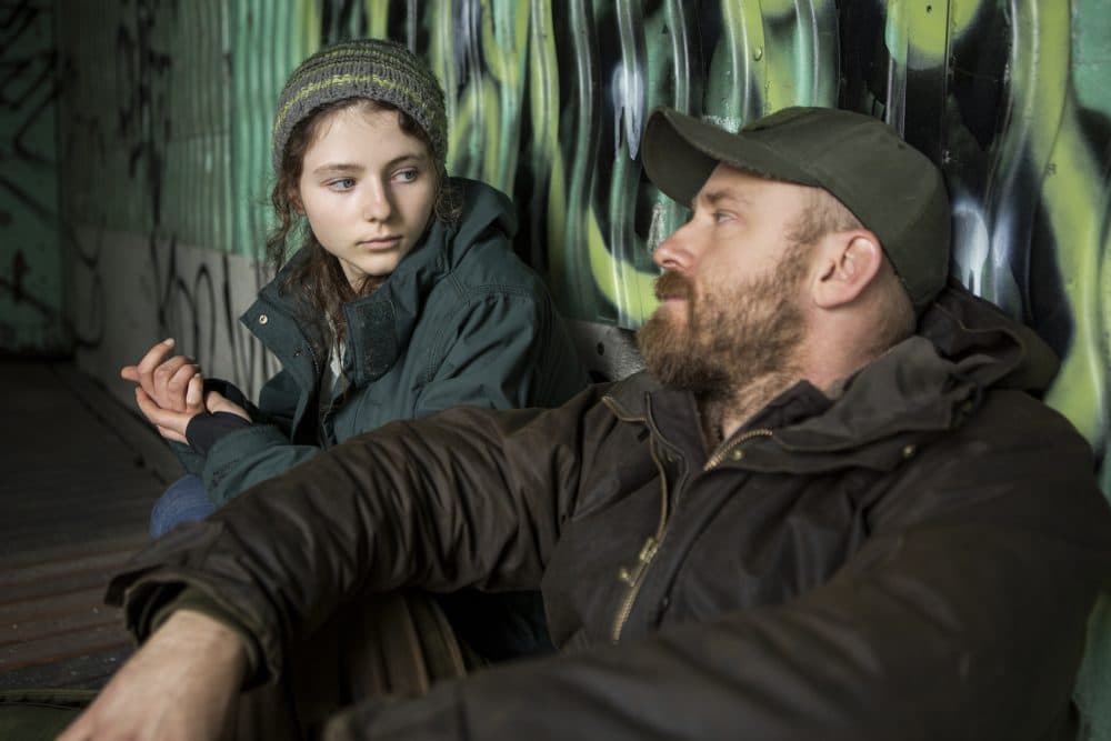 Thomasin Harcourt McKenzie as Tom and Ben Foster as Will in Debra Granik's &quot;Leave No Trace.&quot; (Courtesy Scott Green/Bleecker Street)