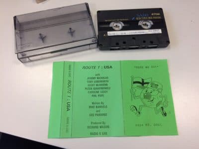 Only A Game's Gary Waleik reached into his box of cassettes, and out came this green-jacketed time capsule featuring Mr. Goal, a never-to-be-forgotten theme song and a fictional run to the final. (Gary Waleik/Only A Game)