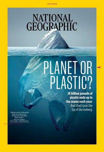 The cover of National Geographic's June 2018 issue. (Courtesy National Geographic)