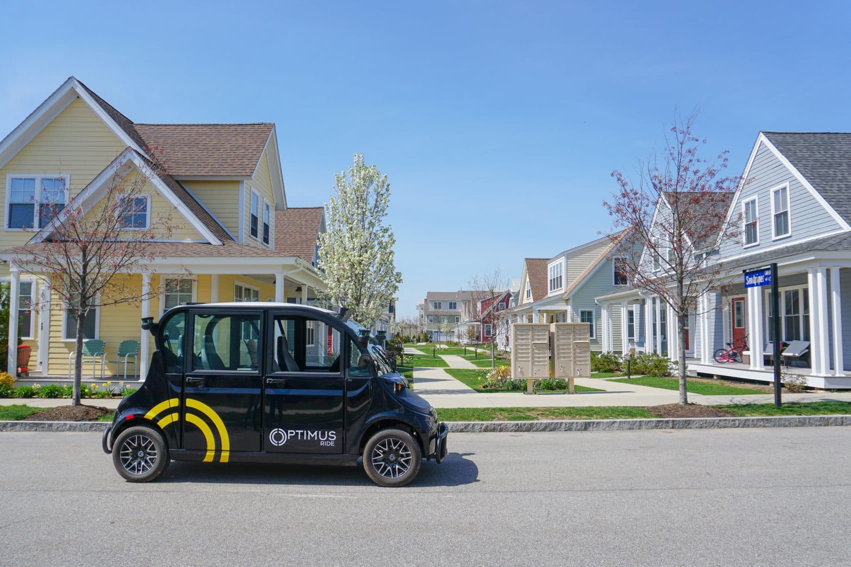An Optimus Ride self-driving car (Courtesy)