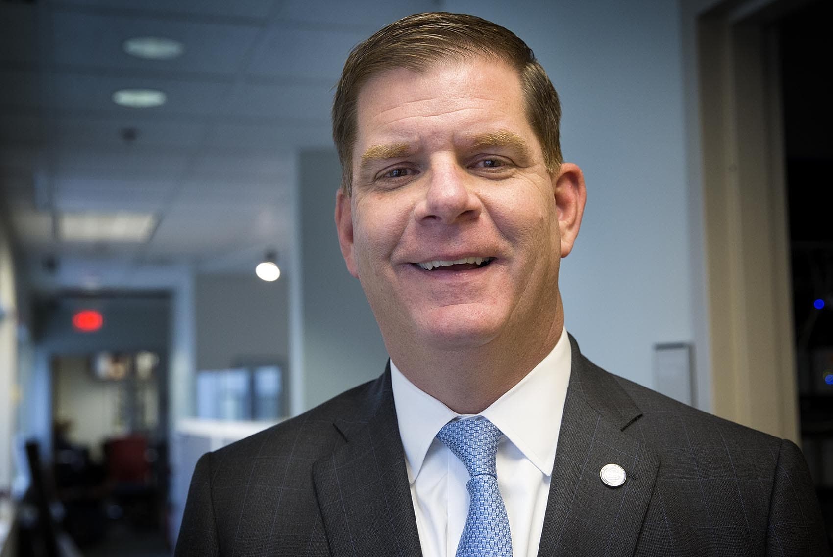 Boston Mayor Marty Walsh (Robin Lubbock/WBUR)
