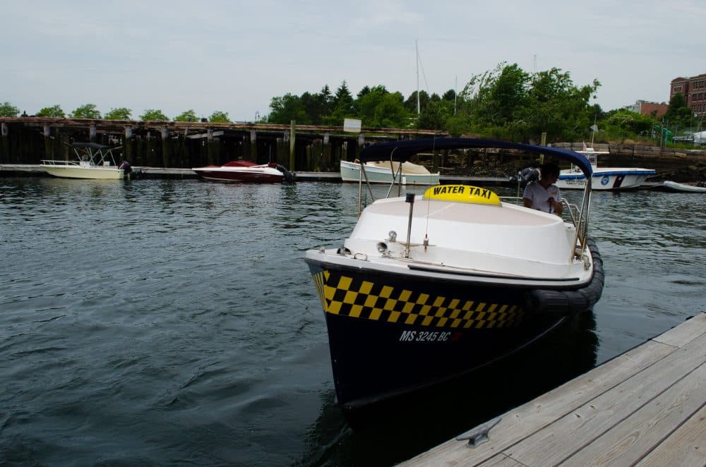 You could travel between the two ICA locations via water taxi. (Elizabeth Gillis/WBUR)