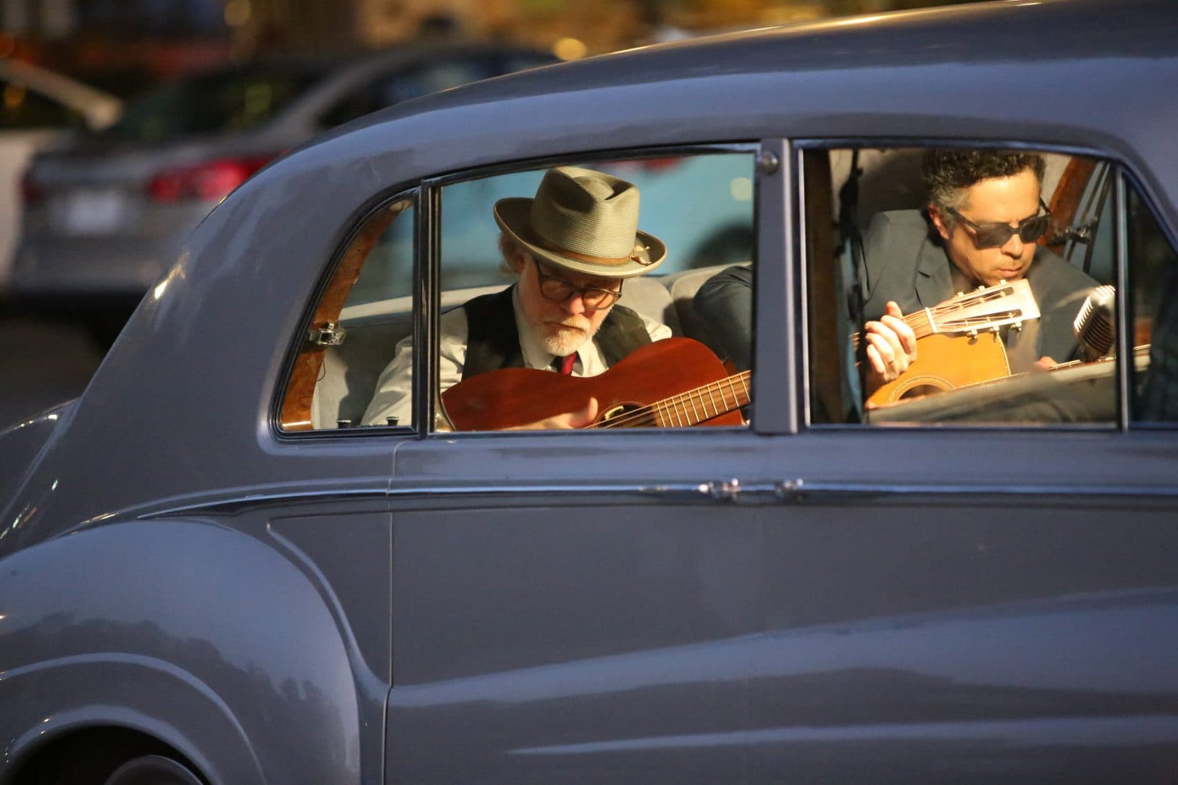 Mike Coykendall and M. Ward in "The King." (Courtesy Oscilloscope Laboratories)