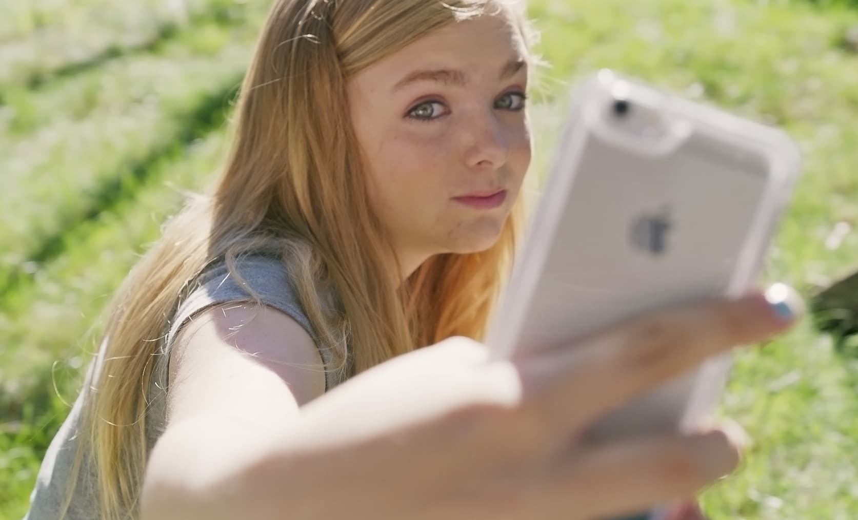 Elsie Fisher as Kayla in "Eighth Grade." (Courtesy A24)