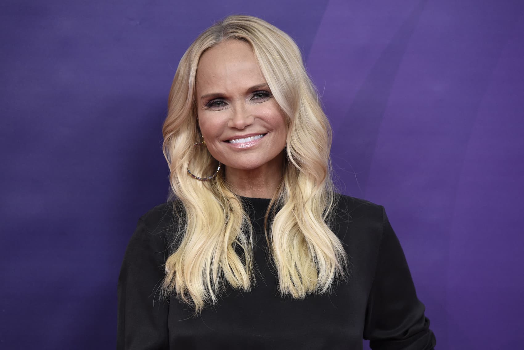 Kristin Chenoweth, a cast member in the NBC television series "Trial & Error," poses during the 2018 NBCUniversal Summer Press Day on Wednesday, May 2, 2018, in Universal City, Calif. (Chris Pizzello/Invision/AP)