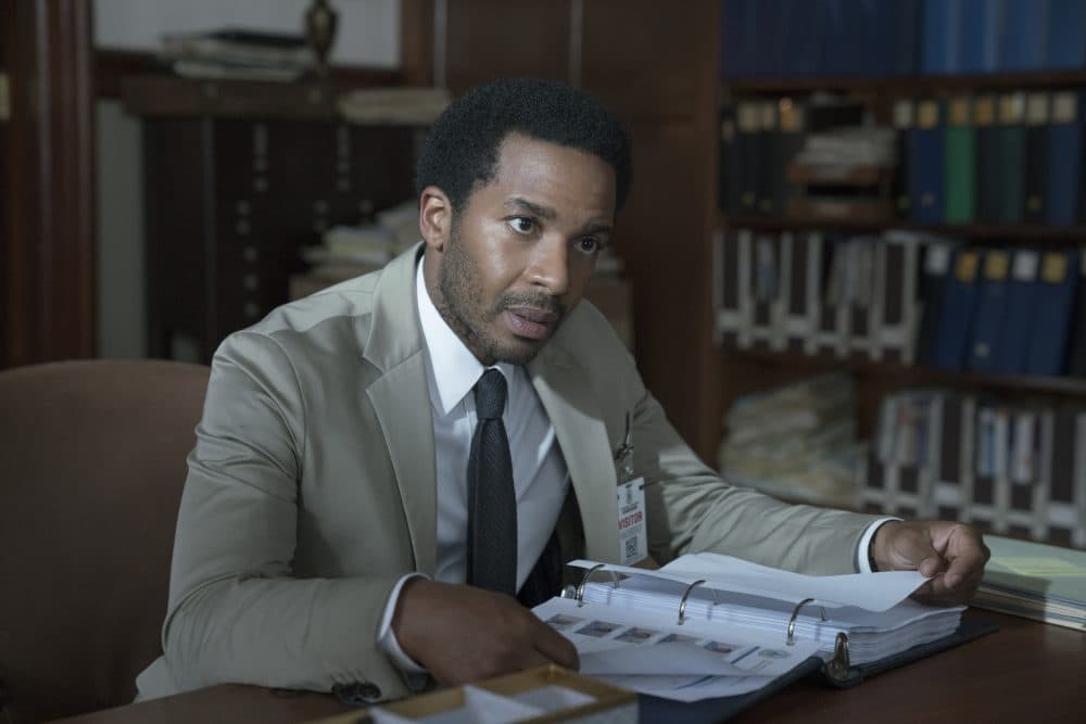 André Holland as the death-row attorney Henry Deaver in &quot;Castle Rock.&quot; (Courtesy Patrick Harbron/Hulu)