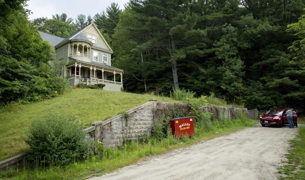 The Victorian house in Orange where Sissy Spacek character, Ruth Deaver, lives. (Robin Lubbock/WBUR)