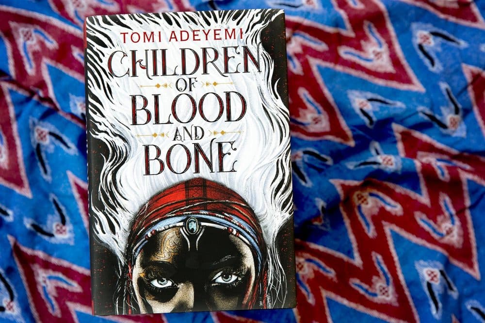 &quot;Children of Blood and Bone,&quot; by Tomi Adeyemi. (Robin Lubbock/WBUR)