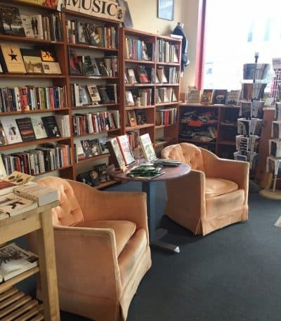 You can pull up a chair, or a sofa, in the front room of The Bookstore, or visit the Get Lit wine bar in the back. (Courtesy The Bookstore)