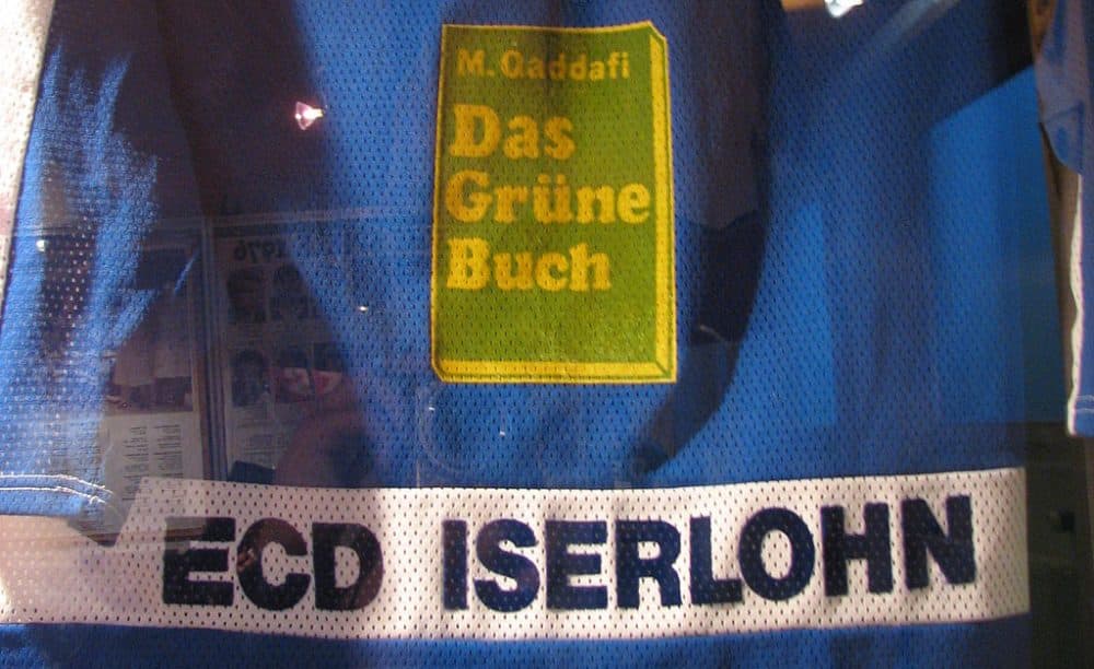In 1987, ECD Iserlohn was offered a sponsorship deal by Libyan dictator Muammar Gaddafi. But...why? (Roosterfan via Wikimedia Commons)