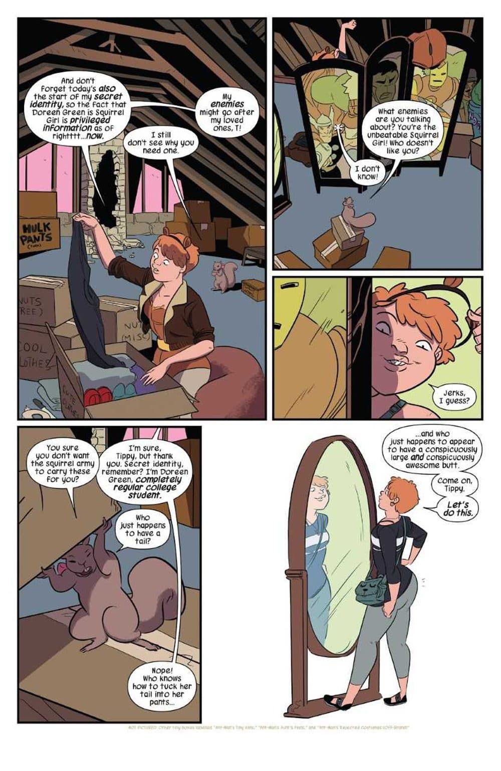 An excerpt from &quot;The Unbeatable Squirrel Girl&quot; (Courtesy Marvel Comics)