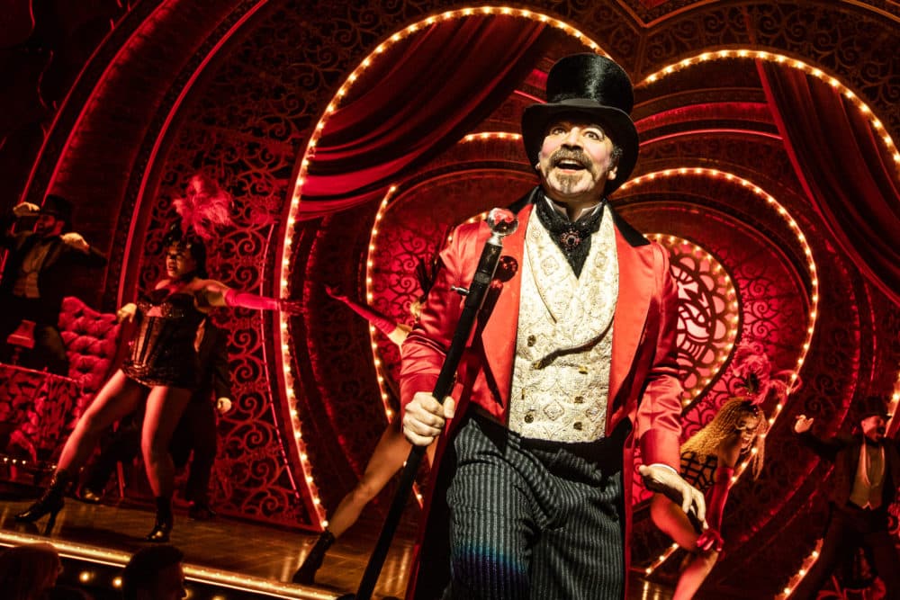 Danny Burstein as Harold Zidler, the operator of the Moulin Rouge nightclub. (Courtesy Matthew Murphy)