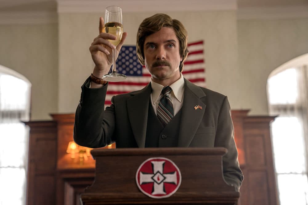 Topher Grace as David Duke in &quot;BlacKkKlansman.&quot; (Courtesy Focus Features)