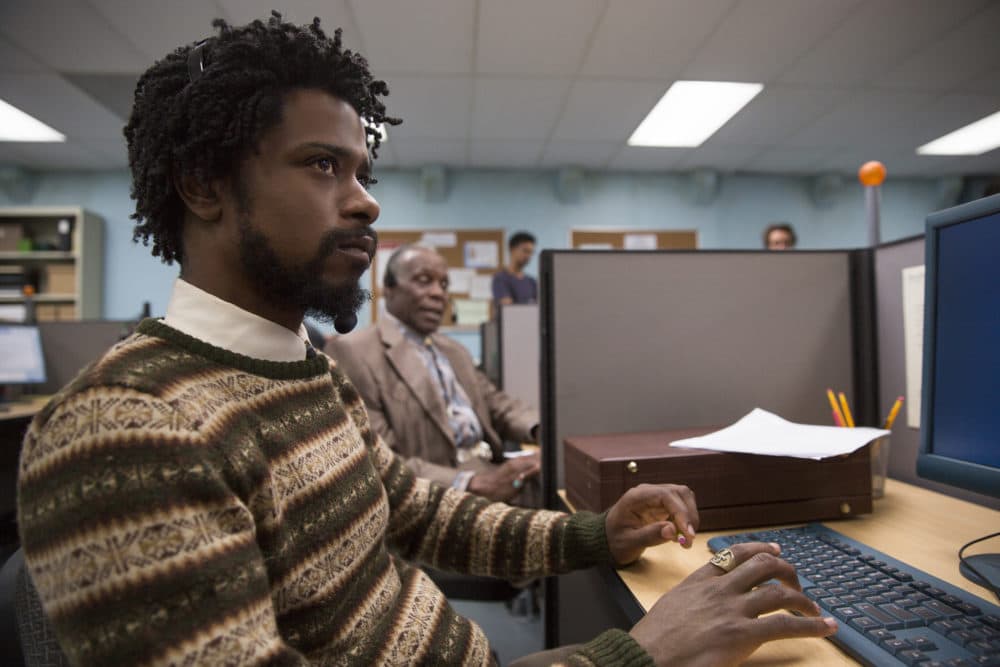 Lakeith Stanfield as Cash in &quot;Sorry To Bother You.&quot; (Courtesy Peter Prato/Annapurna Pictures)