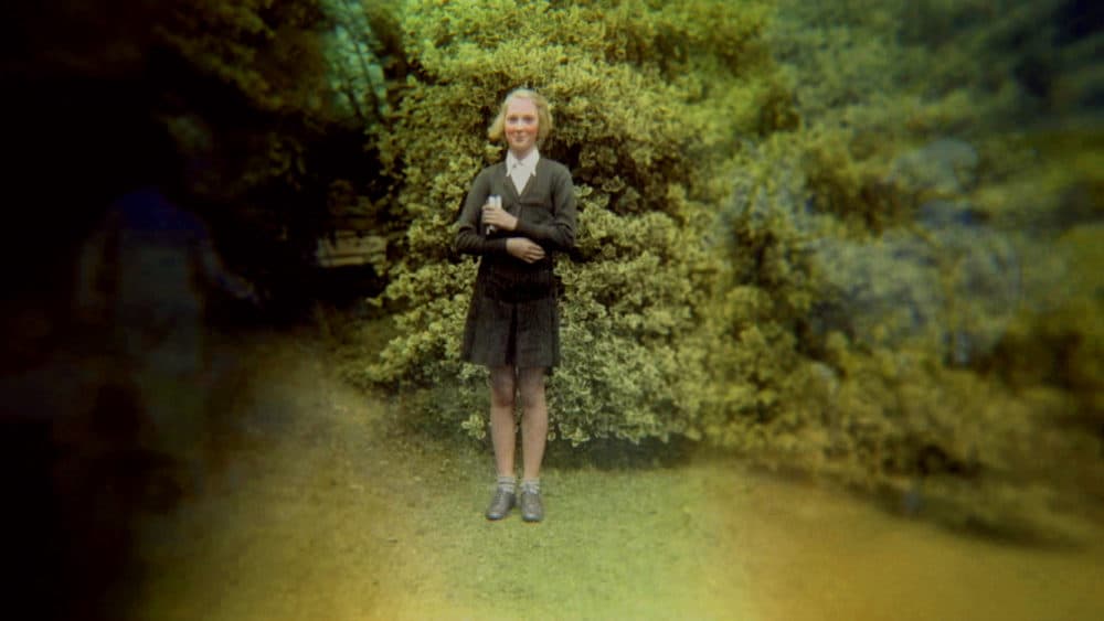 A young Jane Goodall poses for a picture in her school uniform in Bournemouth, England. (Jane Goodall Institute)