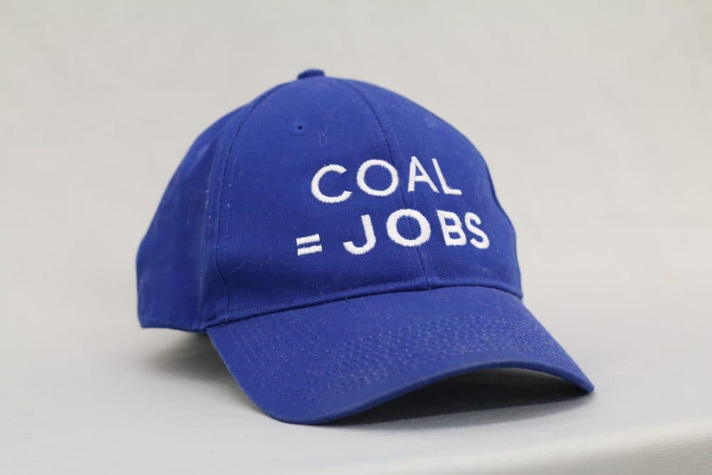 James McAnally's brought a baseball cap adorned with the words &quot;Coal = Jobs&quot; to the Museum of Capitalism. (Courtesy of the artist)
