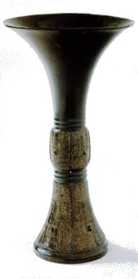 An ancient Chinese beaker (or gu). (Courtesy Isabella Stewart Gardner Museum)