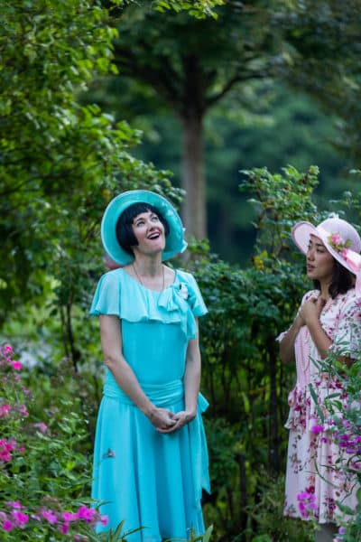 Aimee Doherty as Rosalind and Zoë Laiz as her cousin Celia in &quot;As You Like It&quot; at Shakespeare &amp; Company. (Courtesy Nile Scott Studios)