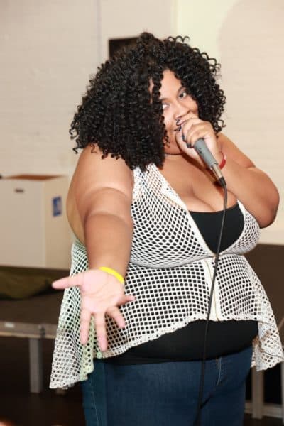 Brandie Blaze performs in Boston (Courtesy)