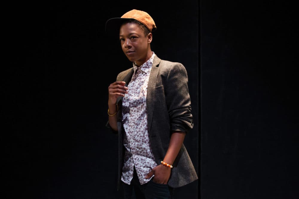 Samira Wiley as activiist Pretty Mbane in &quot;Dangerous House&quot; at Williamstown Theatre Festival. (Courtesy Sarah Sutton/WTF)