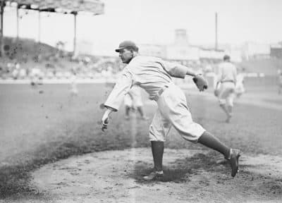 Chicago Cubs ace Hippo Vaughn took the mound in Game 1 of the 1918 World Series. (Wikimedia Commons) 