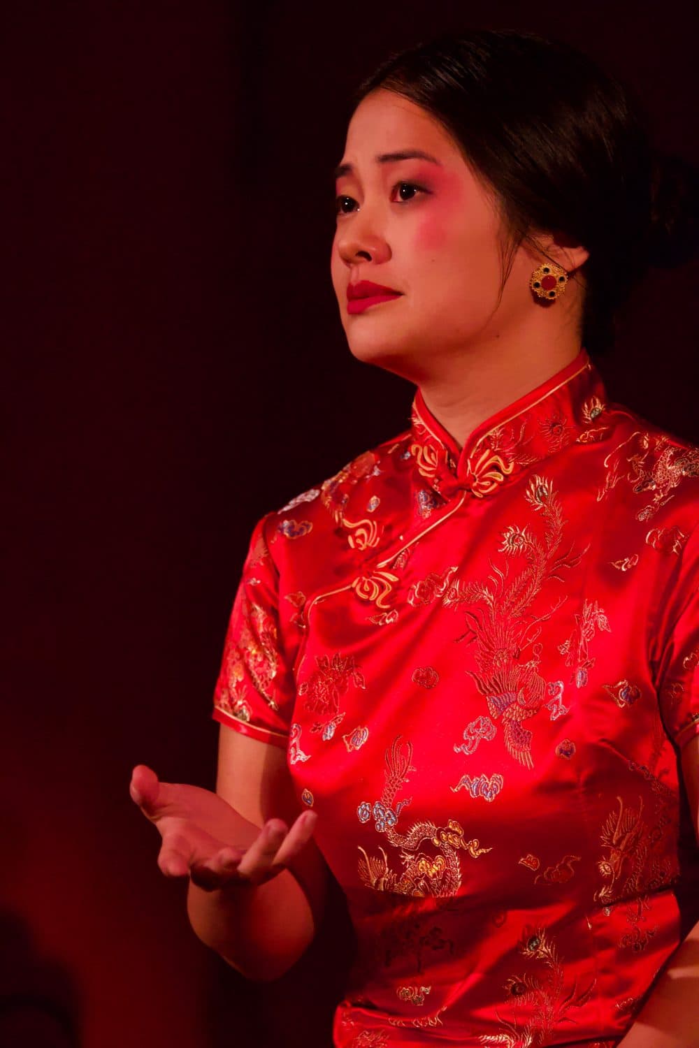 Shannon Tyo in "The Chinese Lady" at the Barrington Stage Company in Pittsfield, Mass. (Courtesy Eloy Garcia)