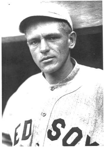 Boston Red Sox third baseman Fred Thomas. 