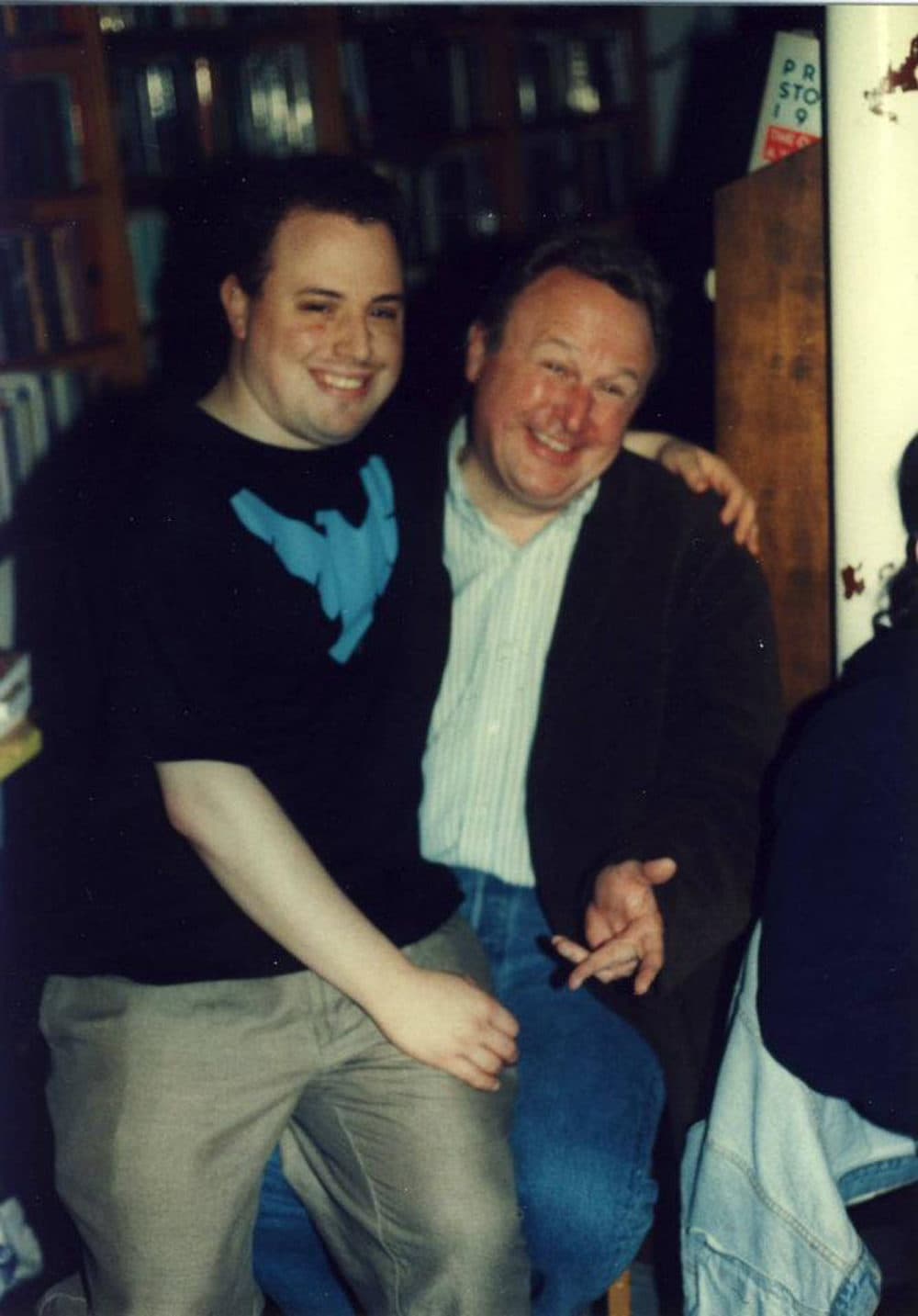 Jim Behrle and William Corbett. (Courtesy Joseph Torra)