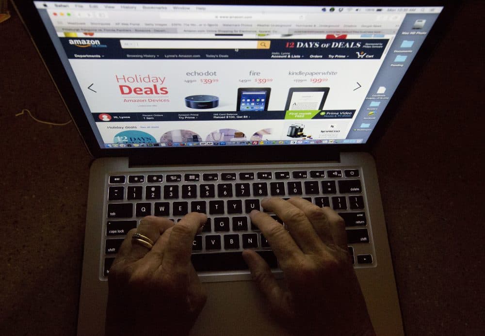 In this Monday, Dec. 12, 2016, photo, an online shopper searches a site, while logged in from Miami. (Wilfredo Lee/AP)