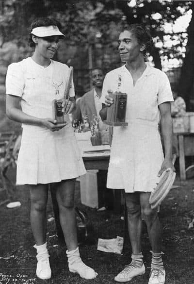 Ora Washington played championship tennis from 1925 to 1947. (Courtesy Philadelphia Tribune/John W. Mosley Photograph Collection, Temple University Libraries)