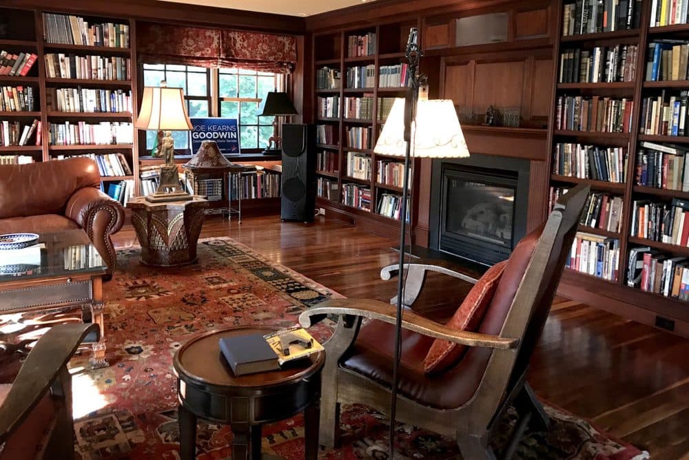 A view inside Doris Kearns Goodwin's home. (Robin Young/Here &amp; Now)