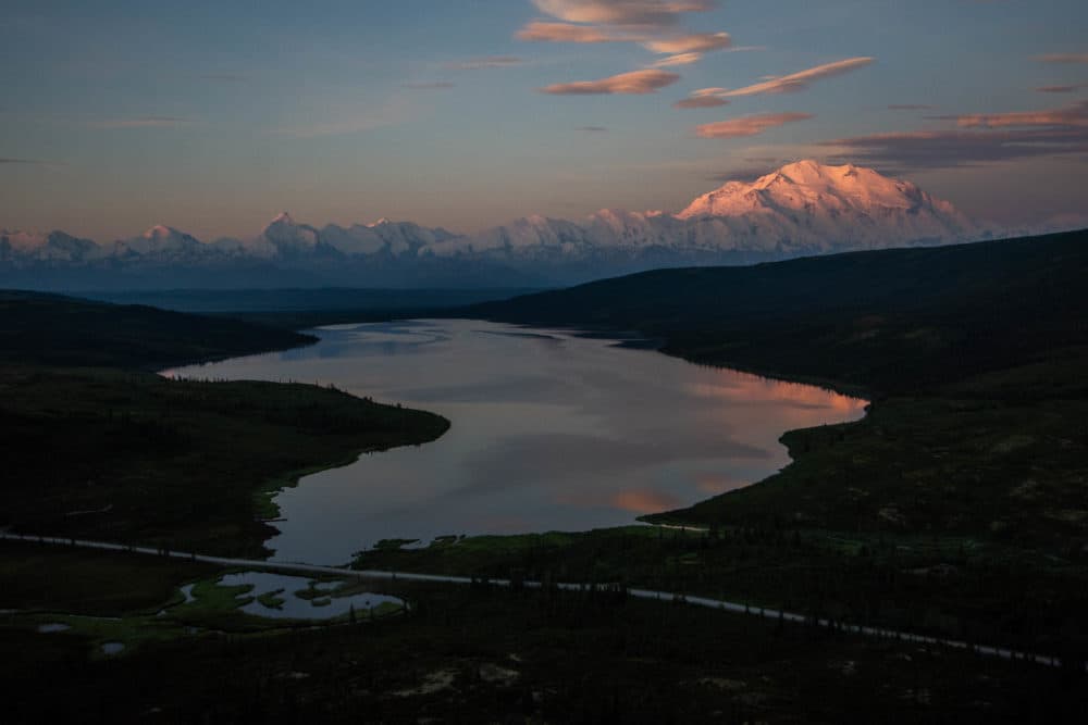 Sunrise in Alaska's Denali National Preserve, as seen from north of Wonder Lake. (Mary Lewandowski/NPS)