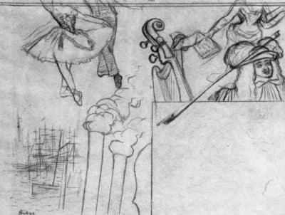 'Program For An Artistic Soirée,' By Edgar Degas