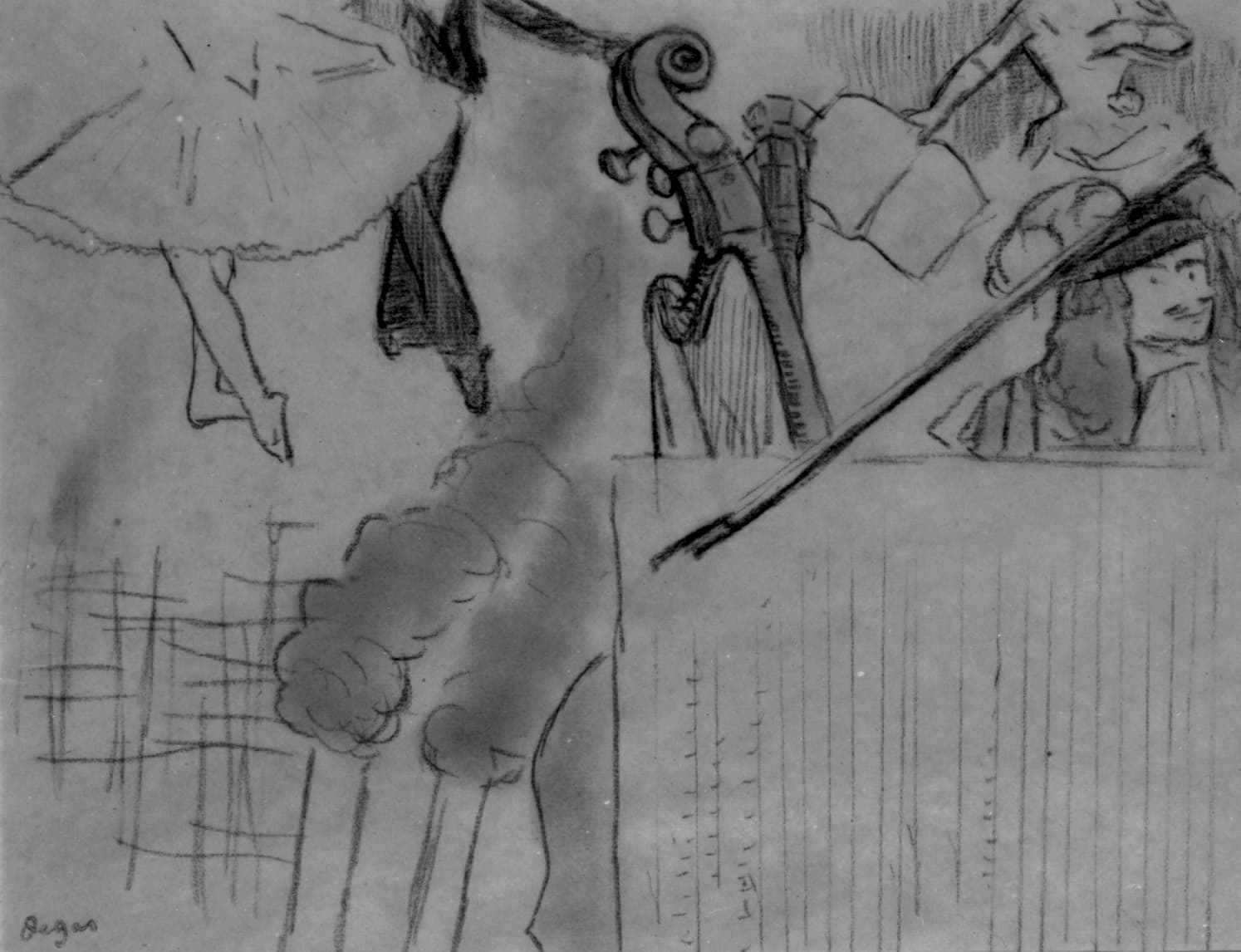 ‘Program For An Artistic Soirée, Study 2,’ By Edgar Degas