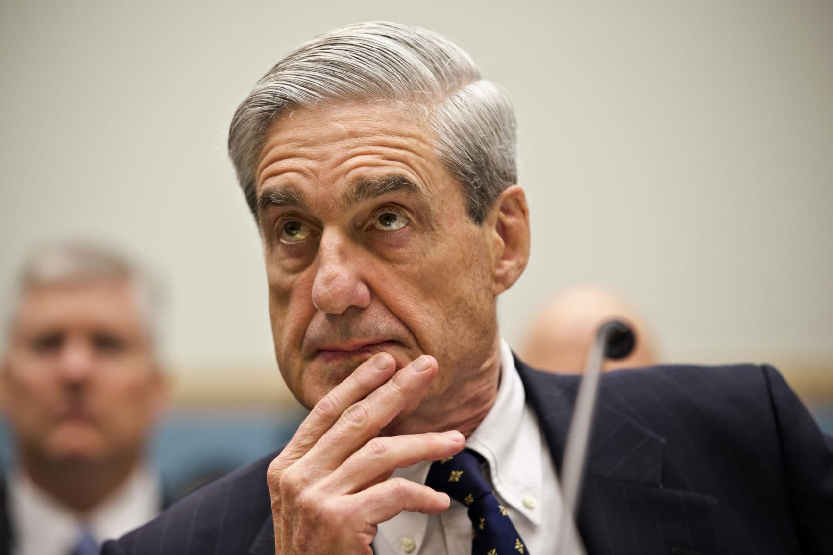 Robert Mueller listens as he testifies on Capitol Hill in Washington, Thursday, June 13, 2013. (J. Scott Applewhite/AP)